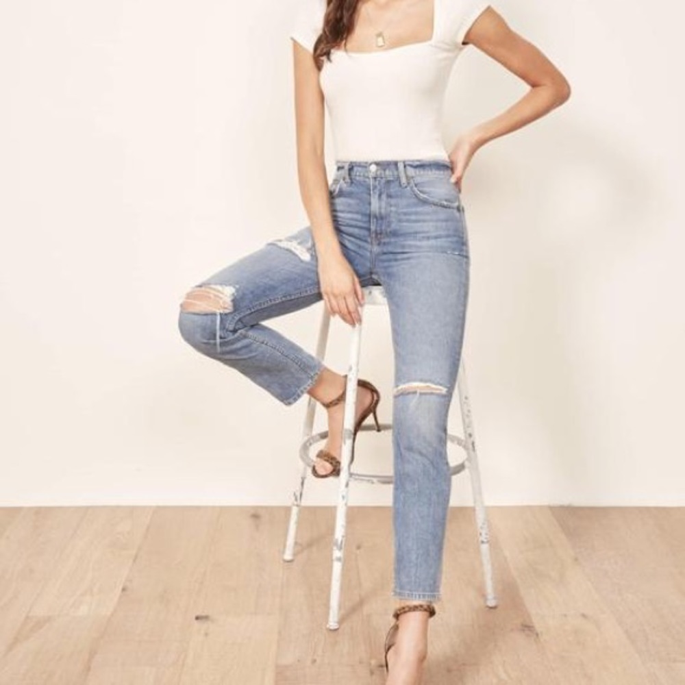 Reformation Julia High Cigarette Jean